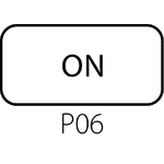 Schild ST22-1901 für Komplett-Taster mit Druckknopf mit Selbstrückgang - Ausführung