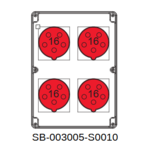 Rozdzielnica przenośna SB-003005 - Wykonanie