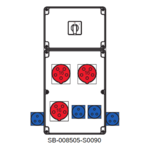 Rozdzielnica przenośna SB-008505 - Wykonanie