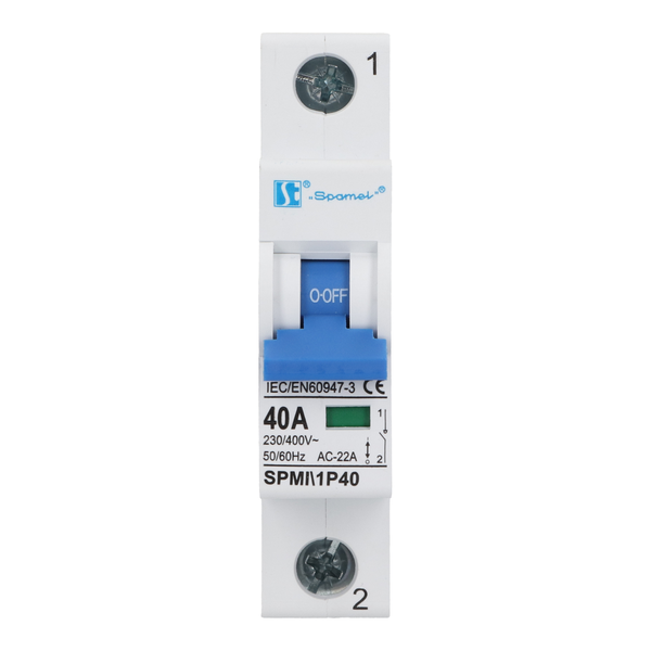 Modułowe rozłączniki izolacyjne SPMI 40 A - Product picture