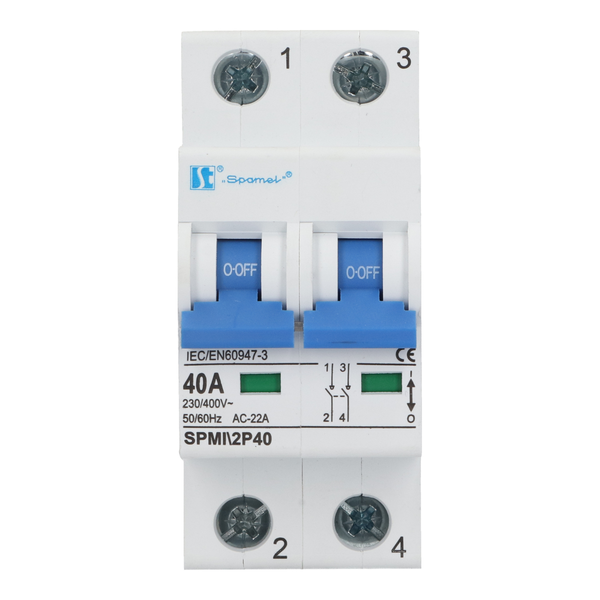 Modułowe rozłączniki izolacyjne SPMI 40 A - Product picture