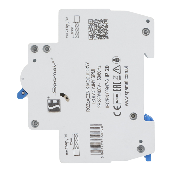 Modułowe rozłączniki izolacyjne SPMI 40 A - Product picture