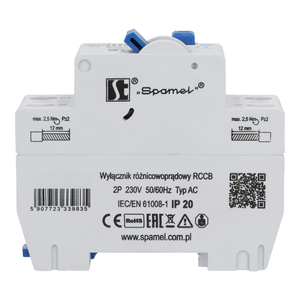 SPMR residual current circuit breakers - Product picture