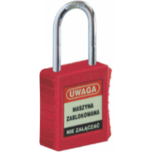Padlock with personal key, dielectric - Product picture