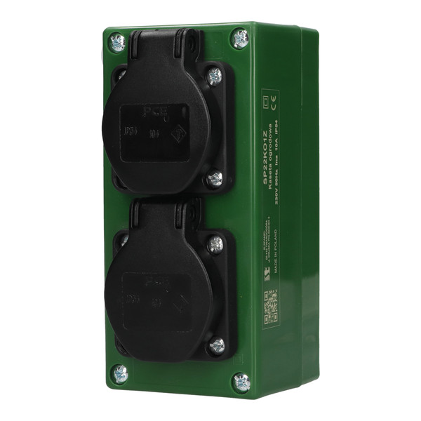 Kaseta ogrodowa 230 V, 2-gniazdowa - Product picture