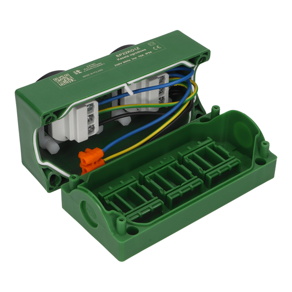 Kaseta ogrodowa 230 V, 2-gniazdowa - Product picture