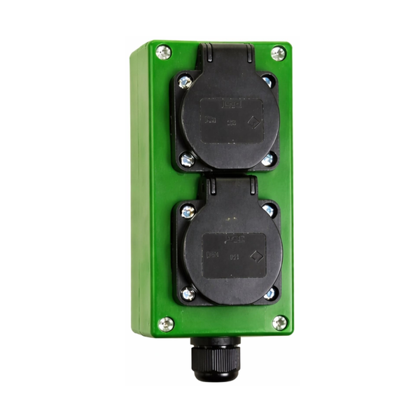 Kaseta ogrodowa 230 V, 2-gniazdowa - Product picture