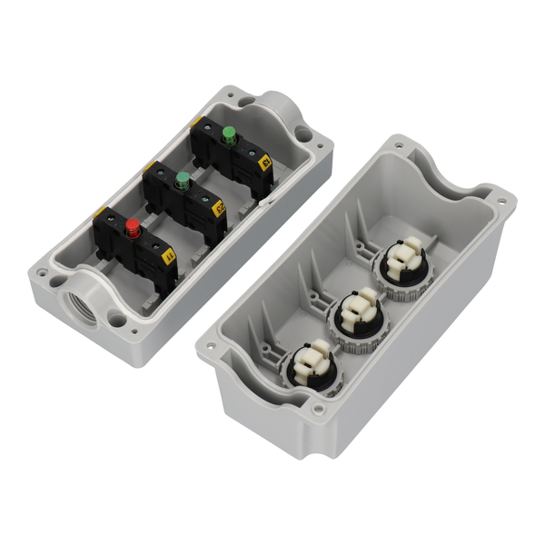 K3 control station with START I - START II - STOP pushbuttons ST22K3\01 - Product picture