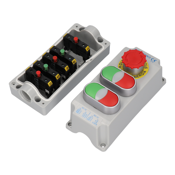 K3 control station with emergency button (B) ST22K3\25 - Product picture