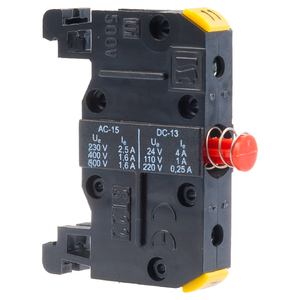 Normally closed switch (01) rail-mounted red - Product picture