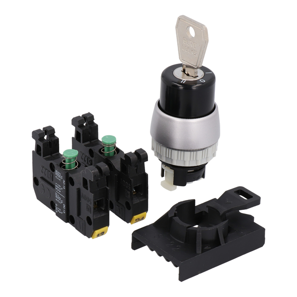 Complete key-operated 3-position selector switch S - Product picture