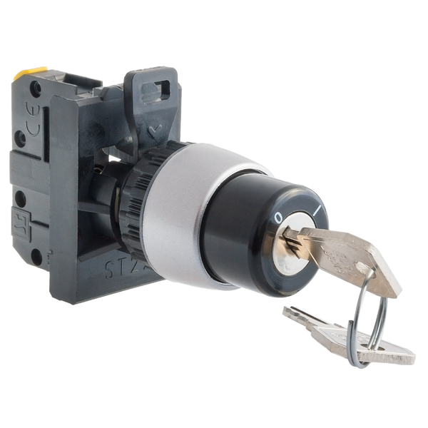 Complete key-operated 2-position selector switch S - Product picture