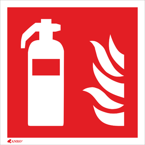 Extinguisher with a flame 150x150 - Product picture